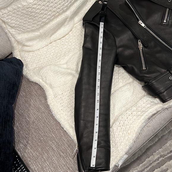 Balenciaga luxury  leather biker jacket 🔥 - Picture 14 of 16